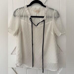 White Sheer Blouse